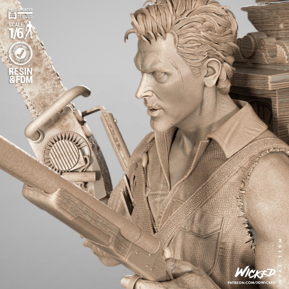 Ash Evil Dead Diorama model kit unassembled unpainted see Description