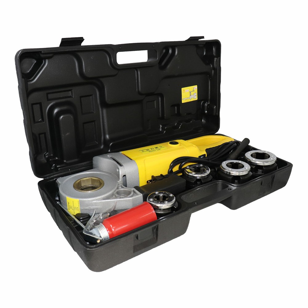 Steel Dragon Tools® 550 Portable Hand Held Pipe Threader Threading Machine