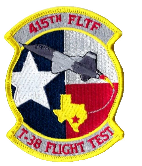 PATCH USAF 415TH FLIGHT TEST  FLTF  RANDOLPH AFB     B5-3