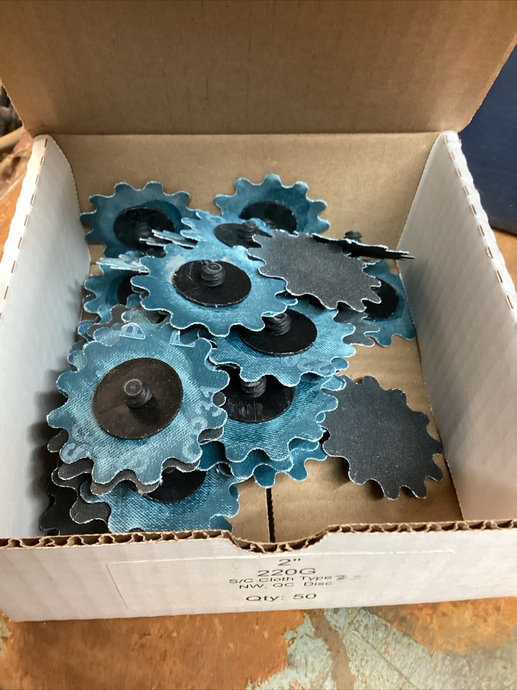 Box Of 50 #220G Cloth Type 23 S/c 2” Discs