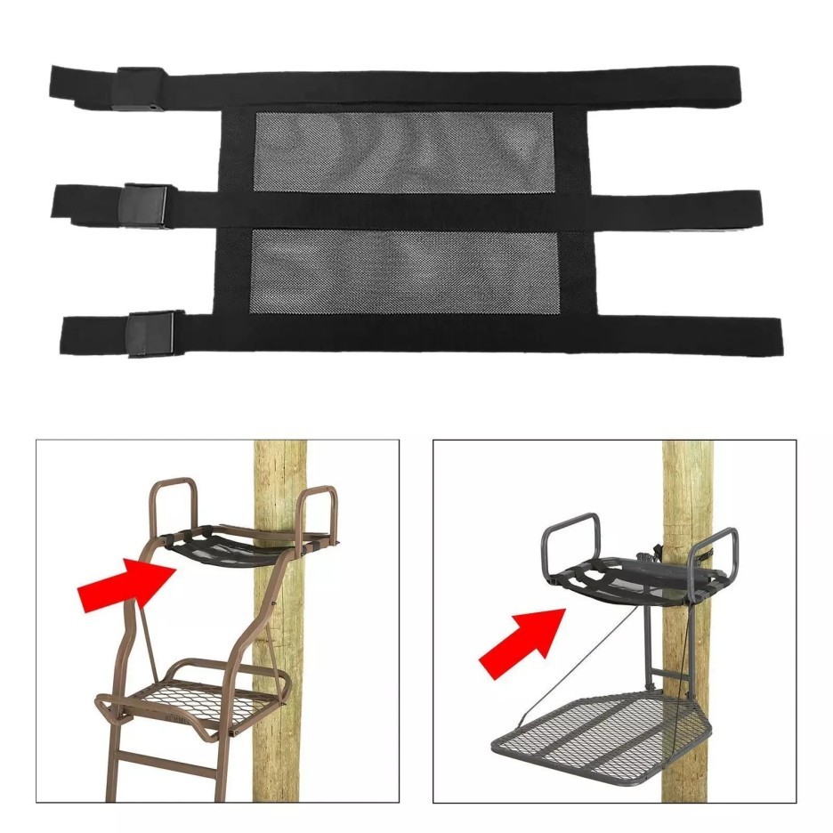 Universal Fitting Tree Stand Seat Replacement Adjustable for Ladder -%//#%