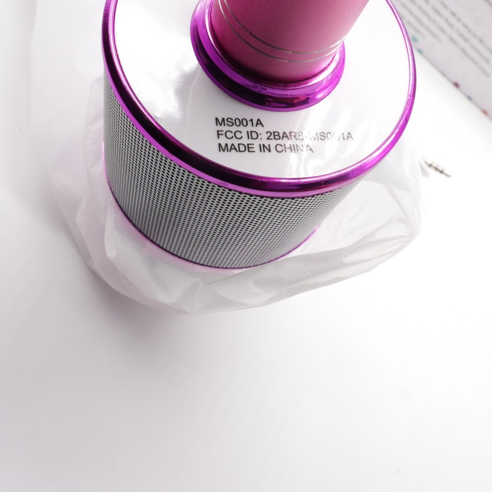 Girls Pink Karaoke Microphone Box Plug USB
