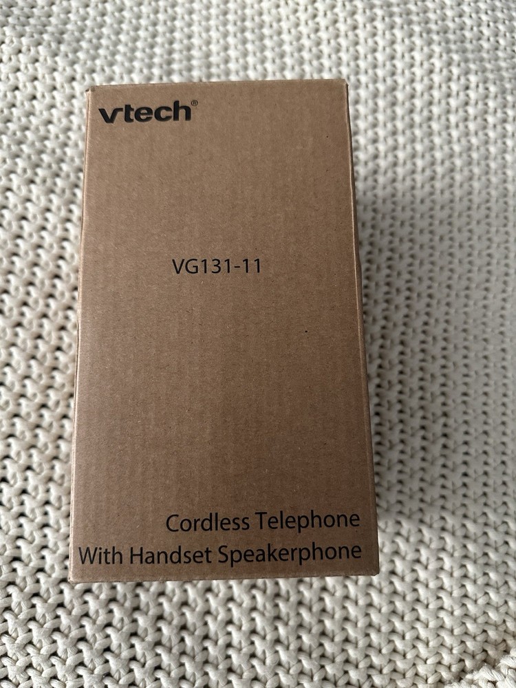 NEW VTech Cordless Phone with DECT 6.0 Full-Duplex Speakerphone Lighted Display