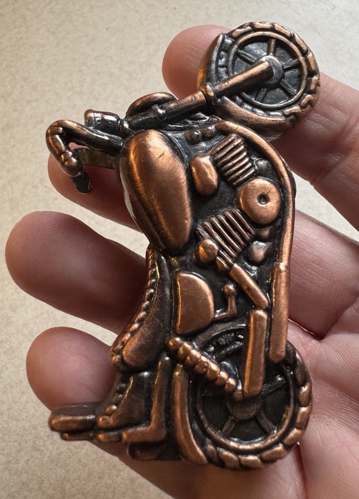 Bronze Motorcycle Die Cast Metal Lighter