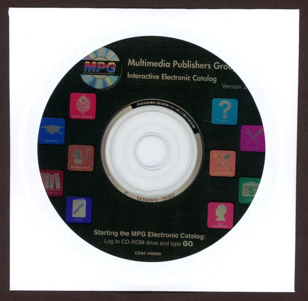 MPG Multimedia Publishers Group 1992 Interactive CD-ROM Software Catalog - New!