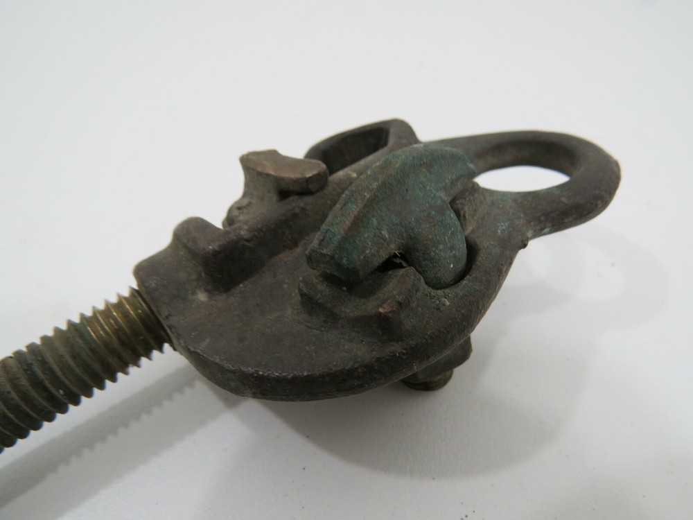 BRONZE VISE CLAMP ROPE CABLE SAILING HARDWARE (D1.5B985)