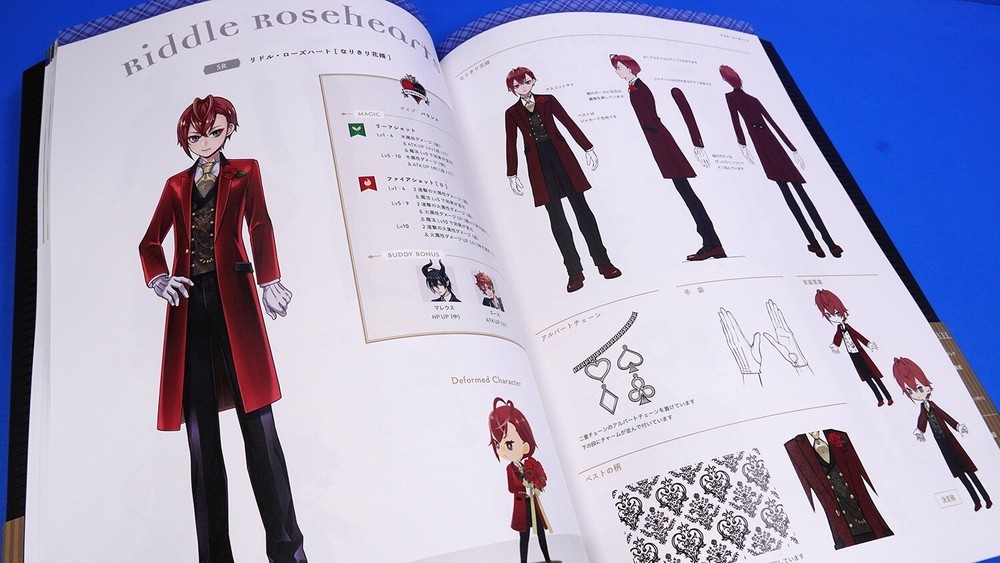 Disney Twisted Wonderland Event Settings Character Design Note Art Book