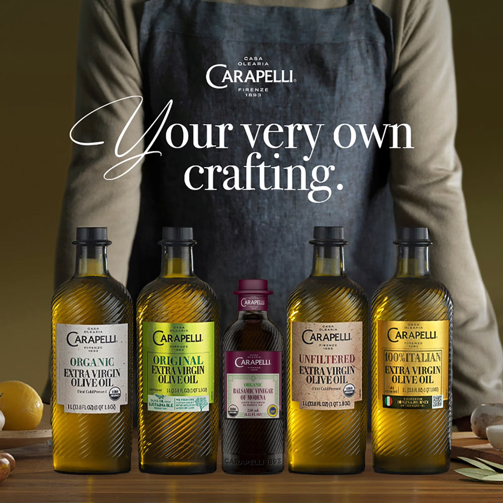 Carapelli Original Extra Virgin Olive Oil, Cold Extracted, Contains Polyphenols