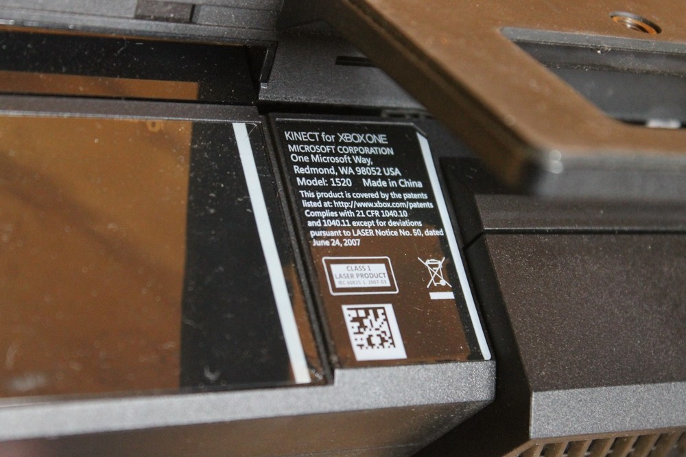 Microsoft Kinect Xbox One Model 1520 Camera Motion Sensor Bar Tested