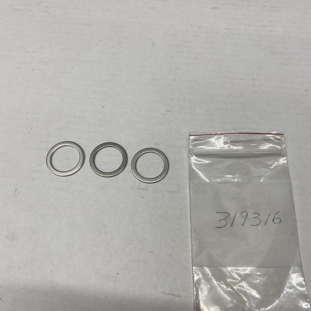 Three  Evinrude Johnson Washers ( 2 Stainless)  319316  BB-402