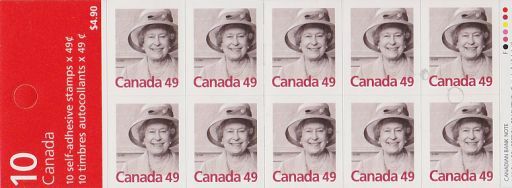 Canada, 2003 Booklet 281 Queen Elizabeth II MNH