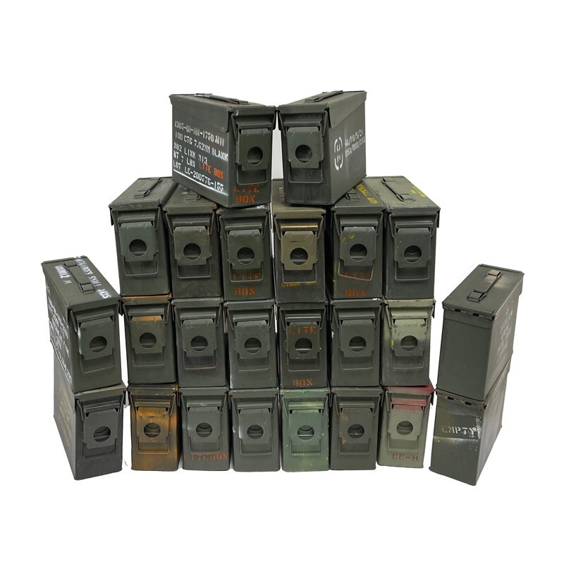 24 Pack 30 Cal ammo cans Grade 2