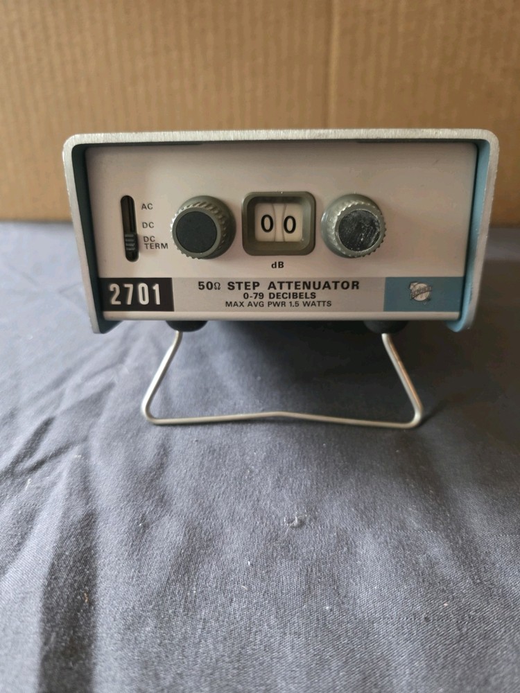 Tektronix 2701 DC to 1 GHz 79 dB 50 Ohm Variable Step Attenuator