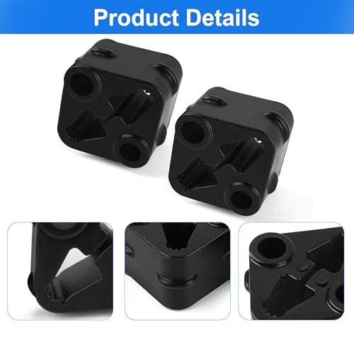 2Pcs Rear Exhaust Pipe Support Isolator Muffler Rubber Hanger Vibration