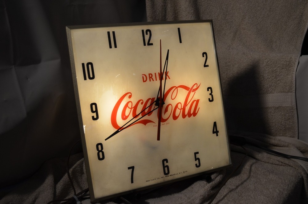 Coca Cola, Pam Clock Company, 1959