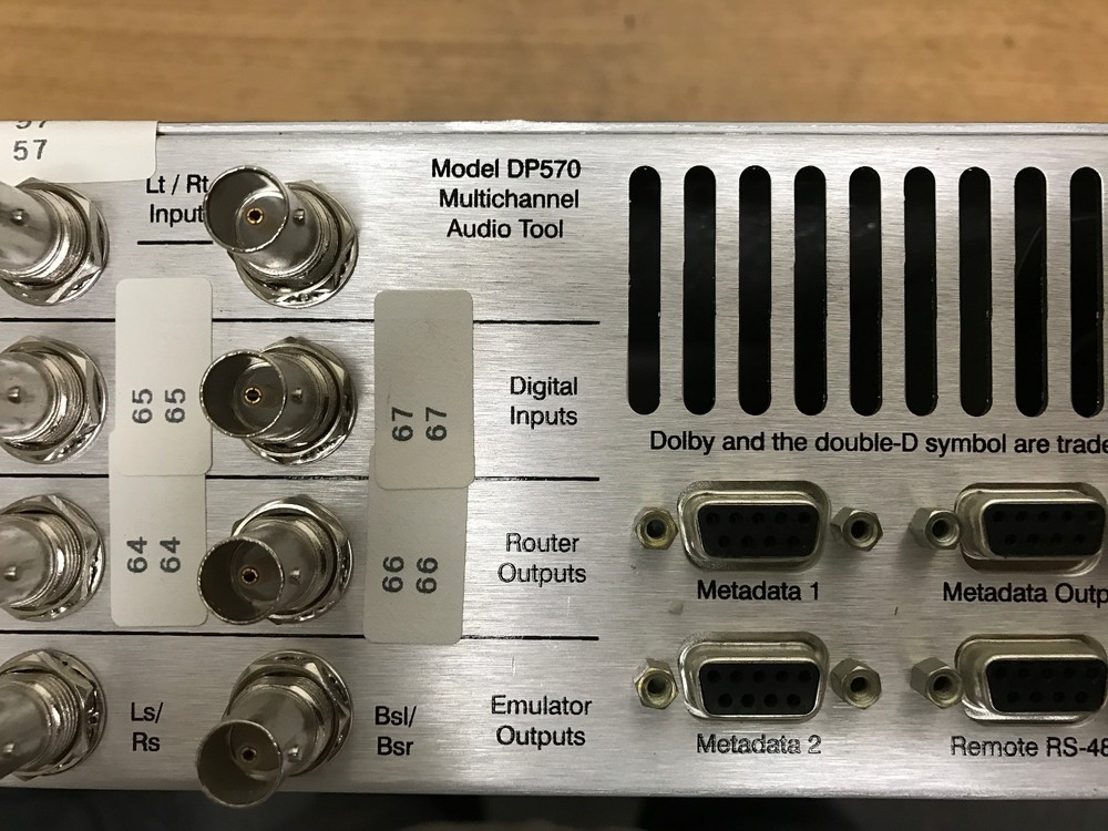 Dolby Digital DP570 Multi-Channel Audio Tool