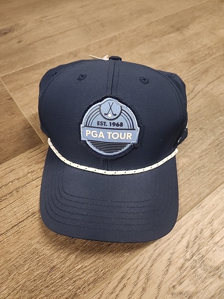 PGA Tour Golf Pro Series Cap blue Adjustable Snapback Hat
