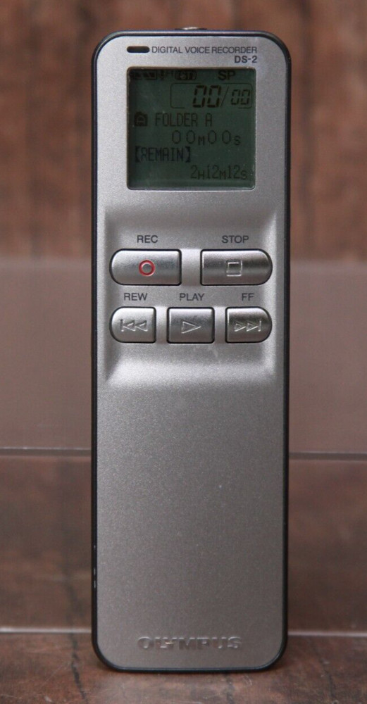 Olympus Digital Voice Recorder DS-2  Tested Works Great!