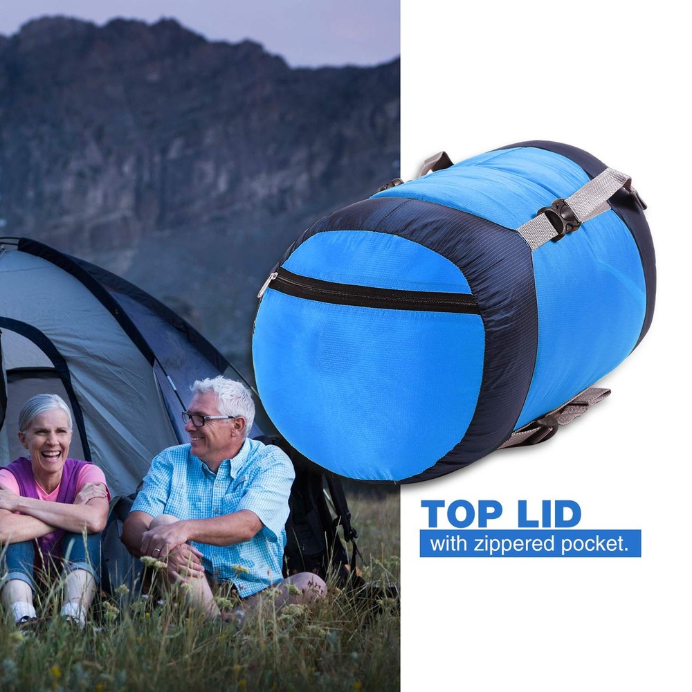 Redcamp Nylon Compression Stuff Sack, Lightweight Sleeping Bag Compres