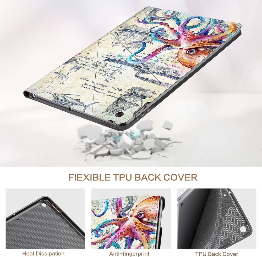 Case for iPad 10.2 (9th Gen) - Multi-Angle Viewing, Slim Protective Cover
