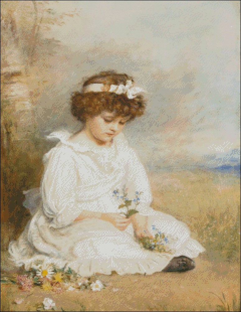 Chart Needlework DIY Crafts - Counted Cross Stitch Patterns - Darling