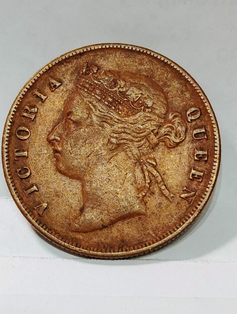 STRAITS SETTLEMENTS ~ 1901 ~ 1 CENT ~ CH VF