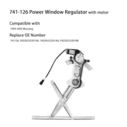 Front Left Driver Side Power Window Regulator with Motor Assembly, for 1994