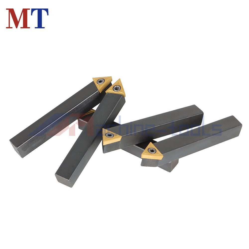 1/2" 5Pcs Carbide Indexable Turning Tool Lathe Tool Bit With Carbide Inserts