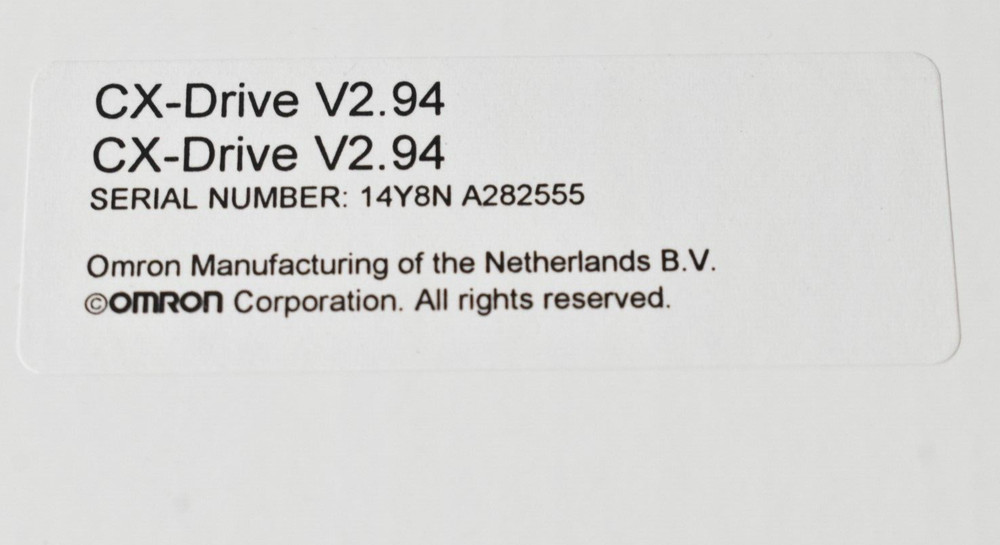 Omron CX-Drive Software V2.94