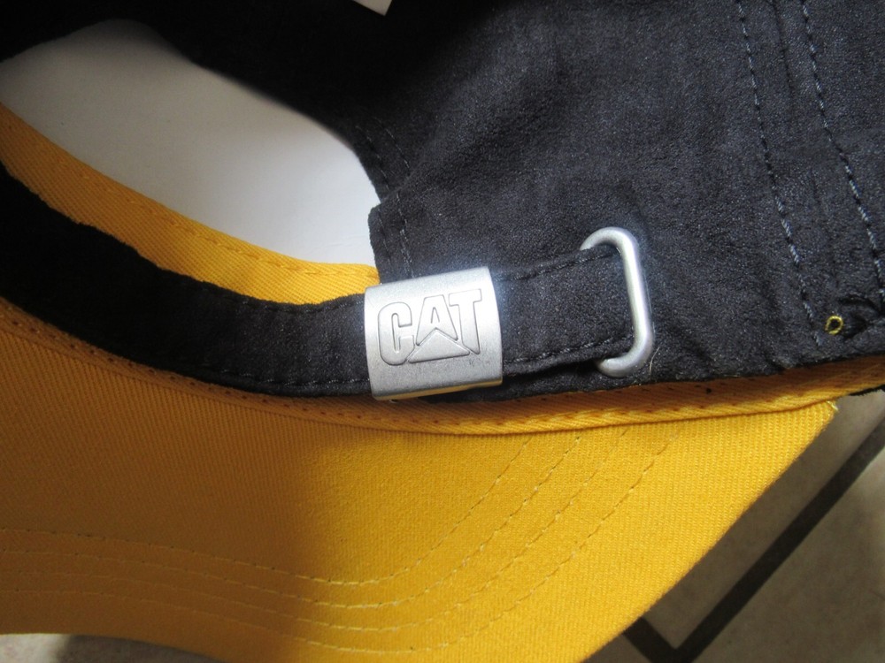 Licensed CAT Caterpillar Construction Equipment Cap Hat - Black-One Size (B 13)