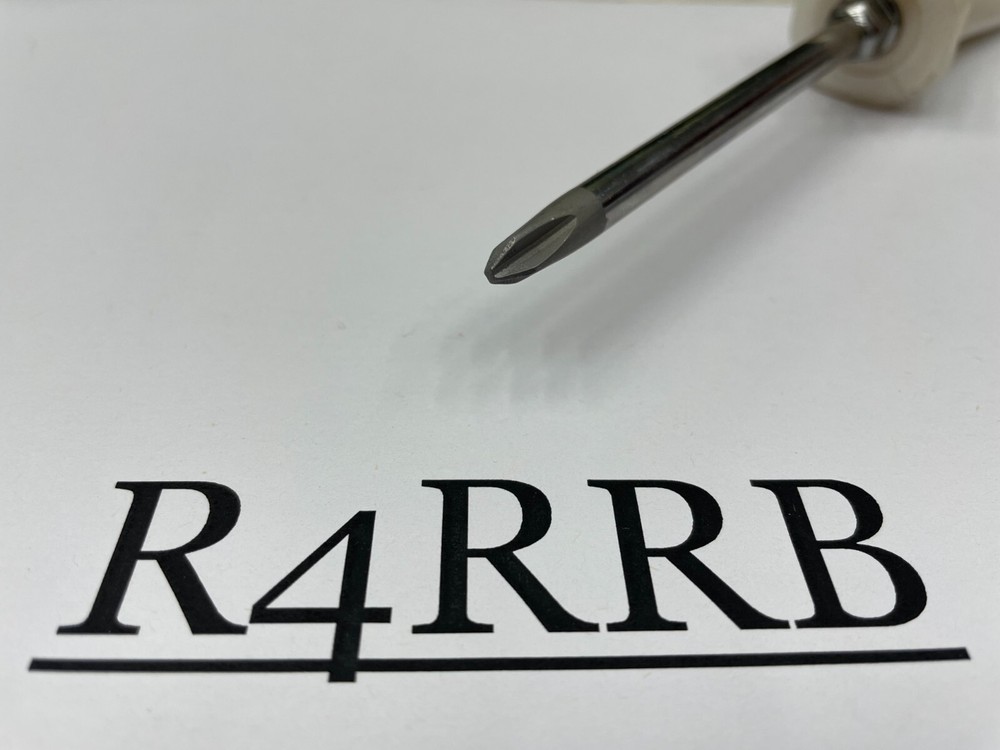 Snap-on Tools NEW 2pc PEARL WHITE Hard Handle Flat Phillips Head Screwdriver Set