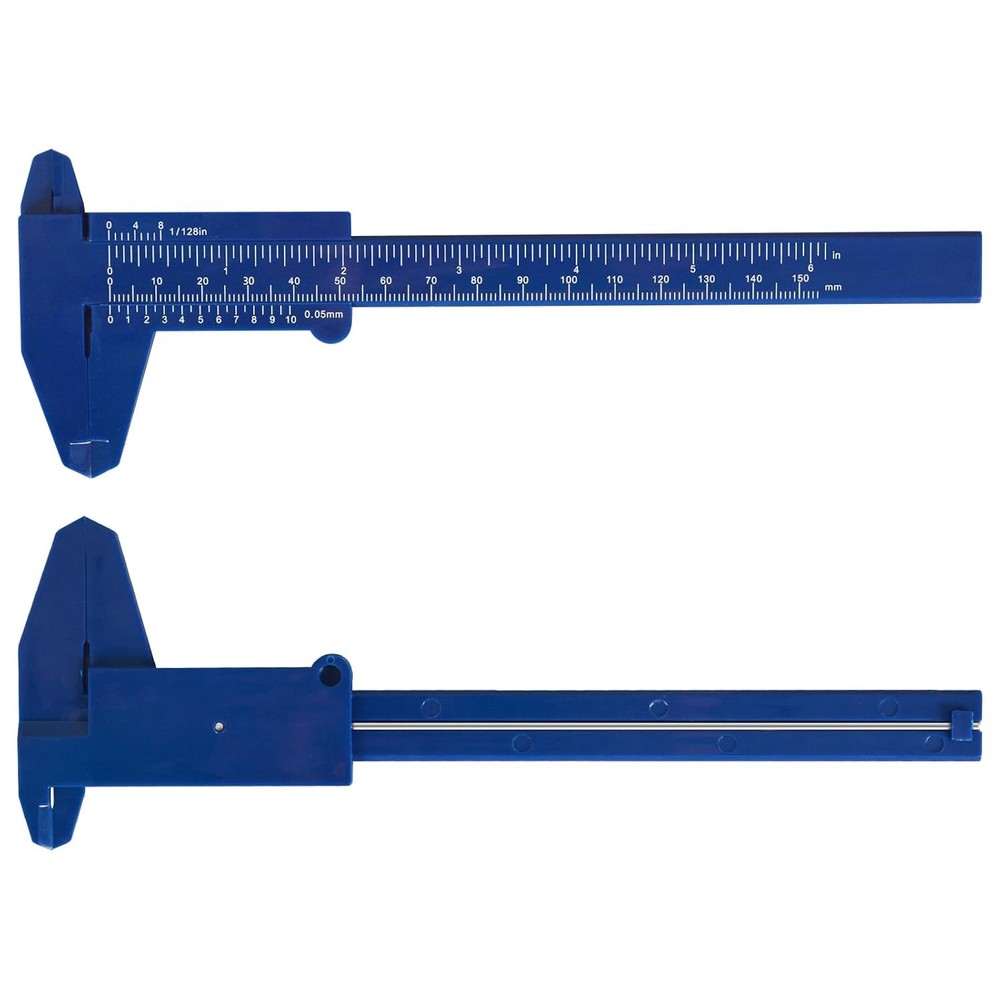 Ultrassist 2PCS 150mm Plastic Vernier Caliper Mini 0-6" Measuring Tools