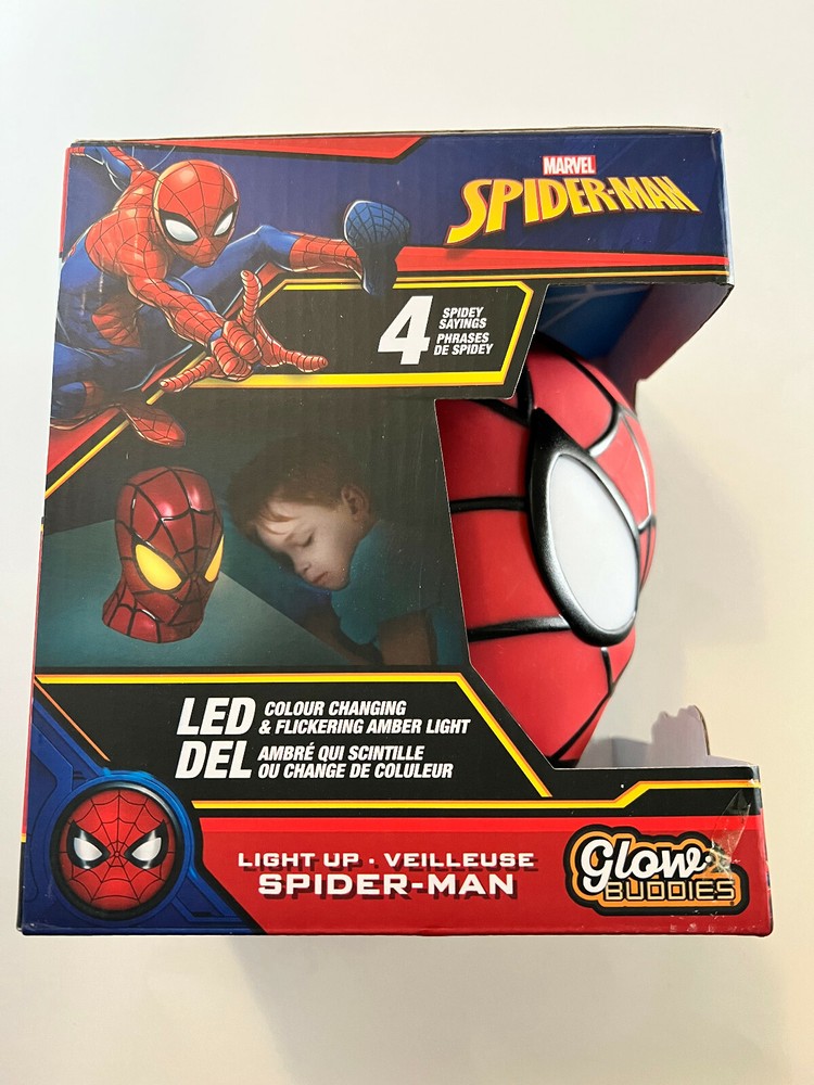 Marvel Glow Buddies Light Up Spider-Man Head