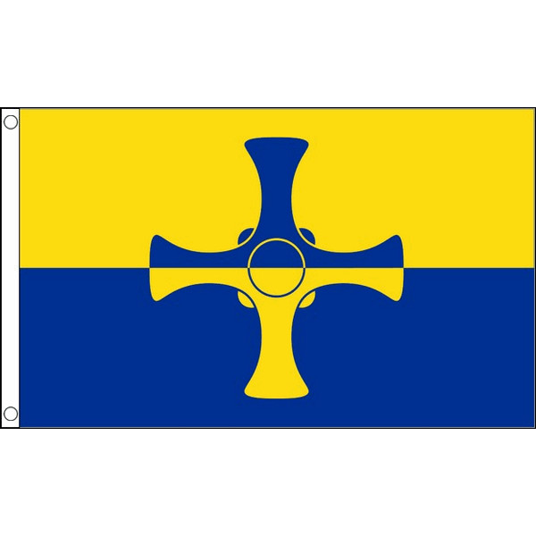 Durham County New Flag Table Hand Flags Bunting Party Windsock Scrunchie Display