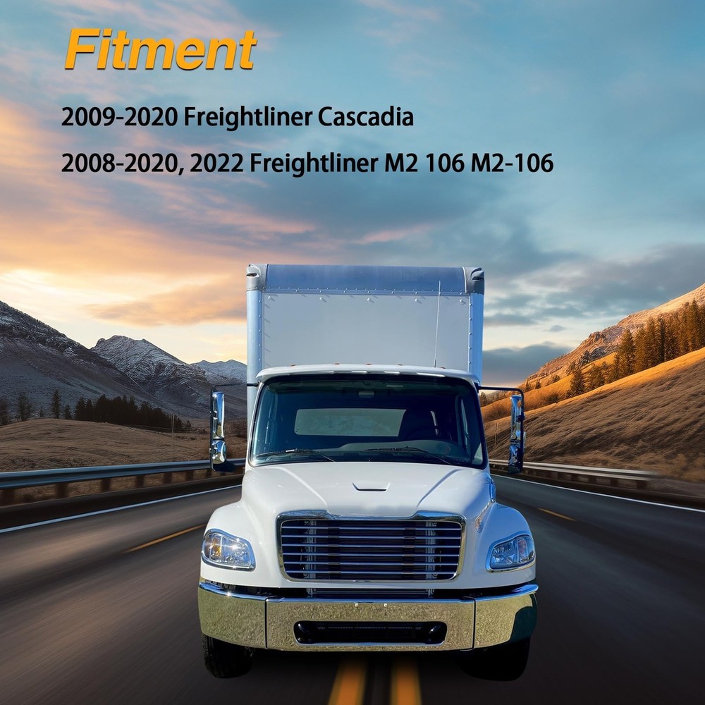 FUSCH 2PCS Sun Visor Retainer Clips Compatible with Freightliner Black