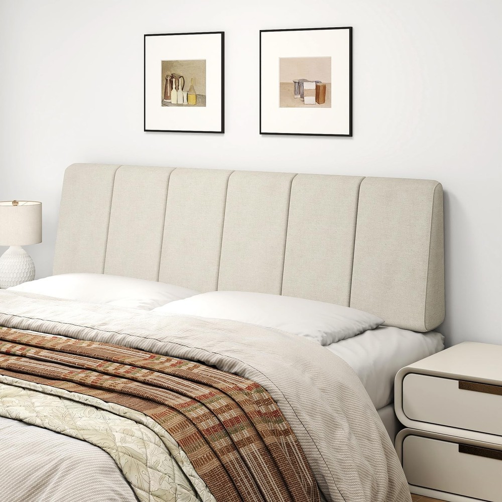 Queen Size Headboard Only-No Assembly, Upholstered Headboard Queen Size Linen...