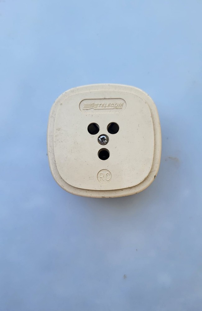 Original Vintage SIP TELECOM Wall Phone Jack