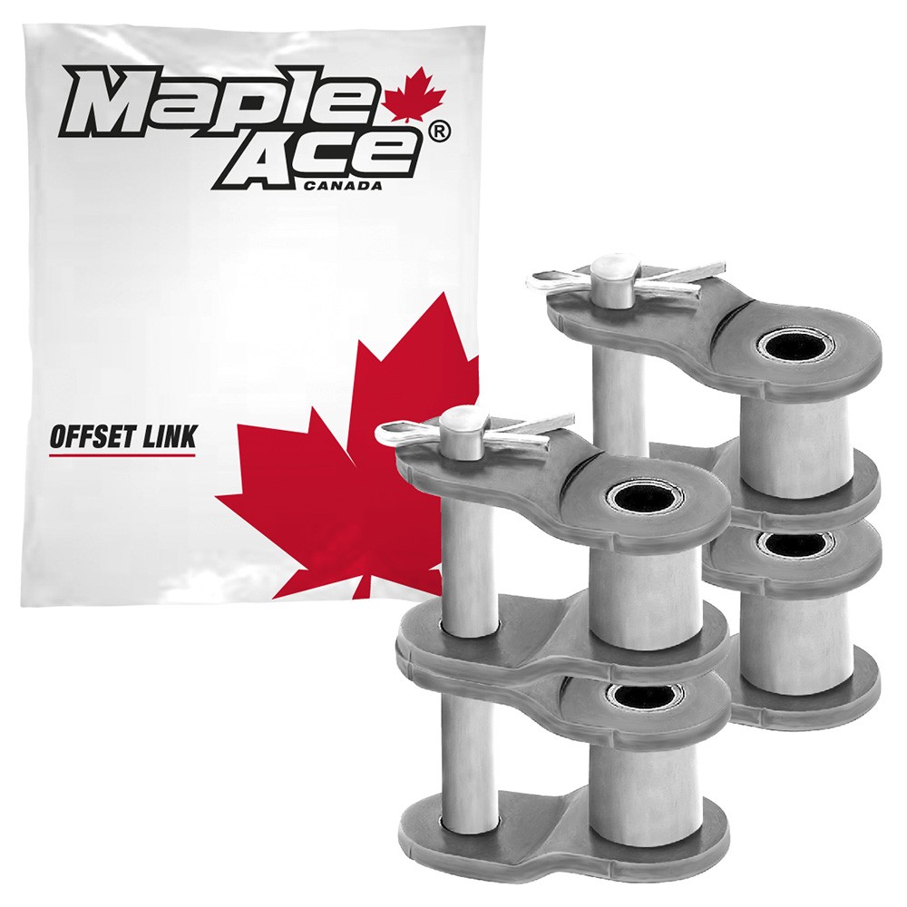 06B-2 Offset Half Link for Roller Chain Double Strand (Qty 2)
