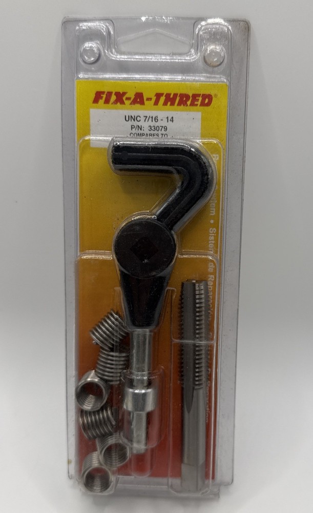 Fix-A-Thred 7/16”-14 UNC #33079 Thread Repair Kit
