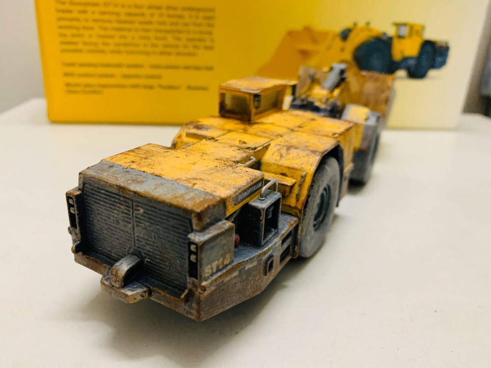 Atlas Copco Scooptram ST14 Underground Loader Muddy Edition 1/50 DieCast Model