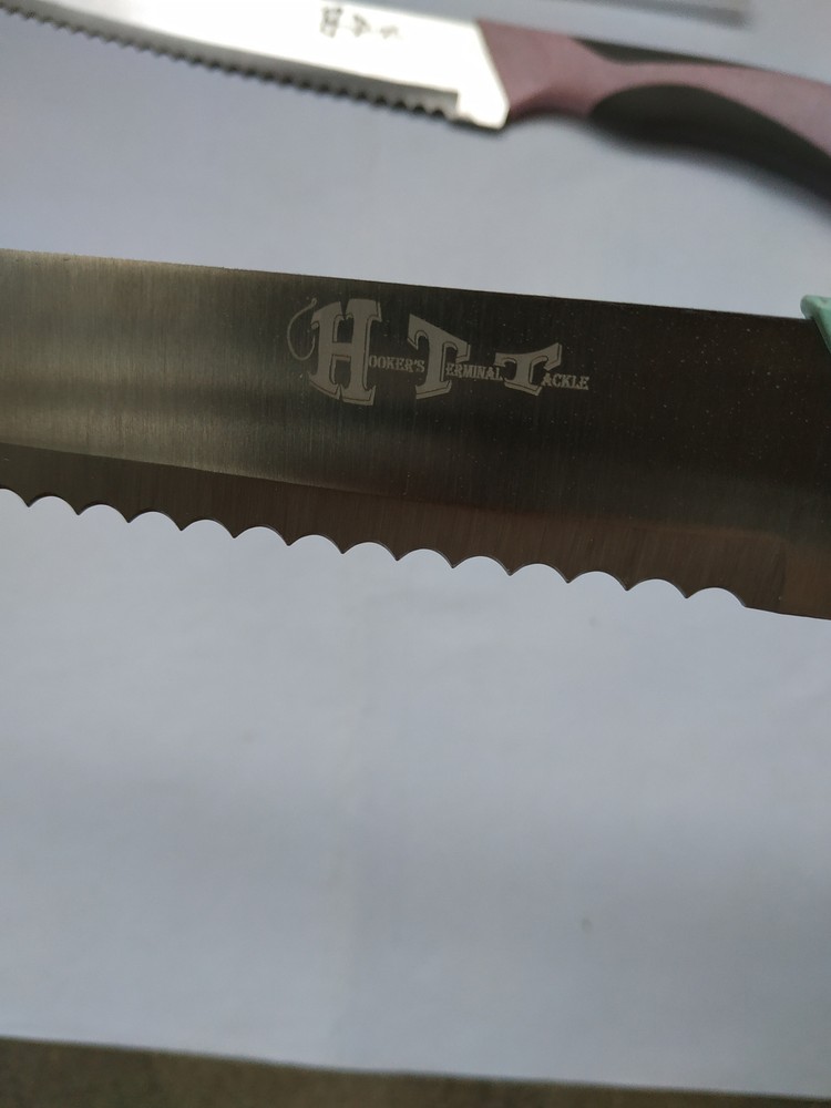 HTT Serrated Cut Bait Knife