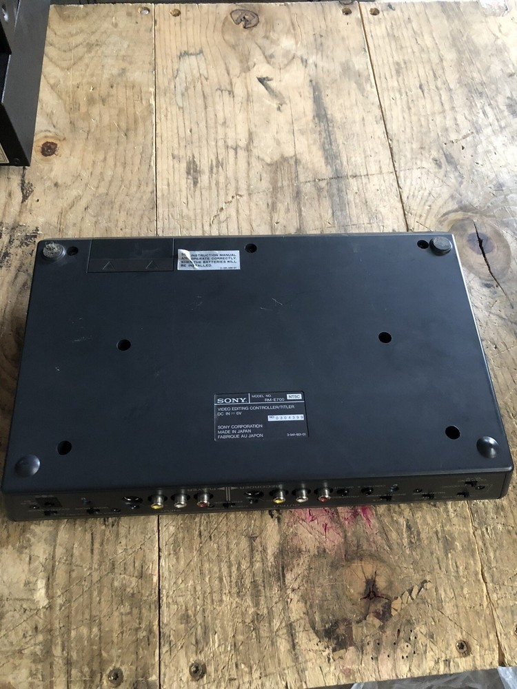 Sony RM-E700 Video Editor/Controller/Titler