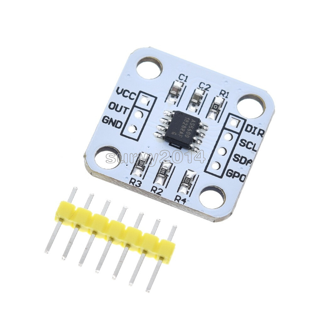 AS5600 magnetic encoder magnetic induction angle measurement sensor module