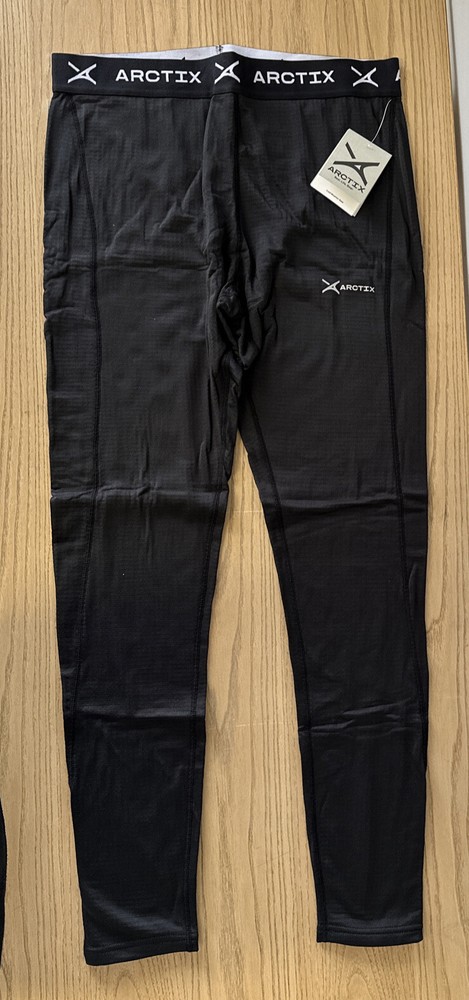 Arctix Power Base Layer Pants for Women, Black, New