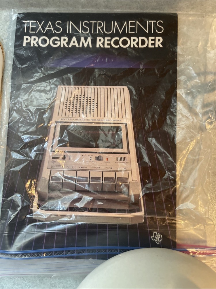 Texas Instruments Program Recorder Model PHP2700 1982 Portable Cassette Player