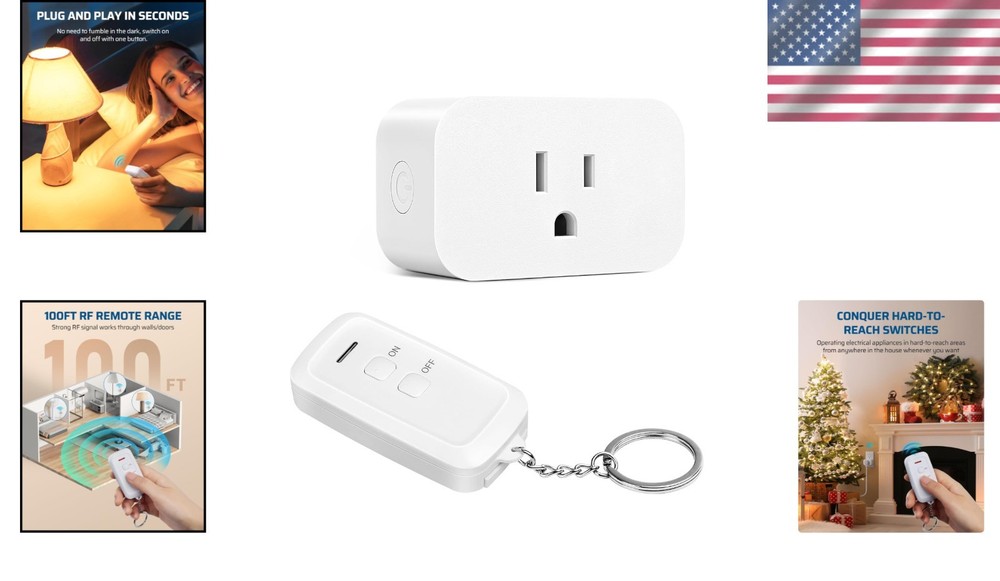 15A Wireless Remote Light Switch with Safety Features - Ultimate Convenience