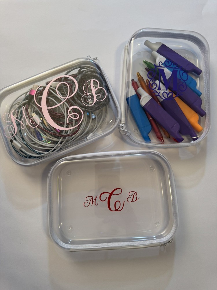 Made To Order New Personalized Clear Pencil Pouch ￼