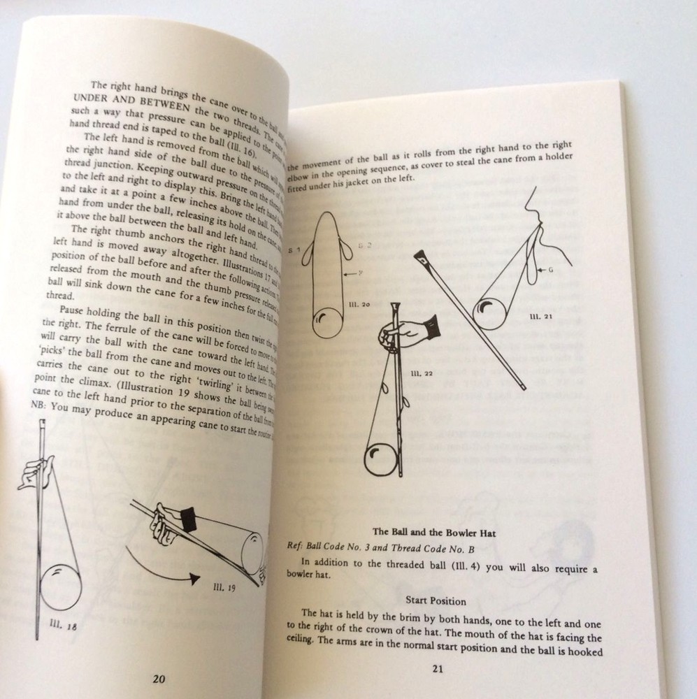 STRING BOOK Invisible Thread Floating Magic Trick Elastic Levitation Ball Stage