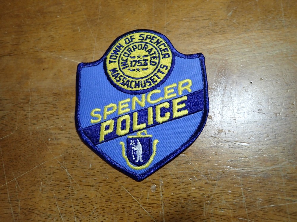 SPENCER  MASSACHUSETTS   EARLY VEST OBSOLETE PATCH BX AAA #15