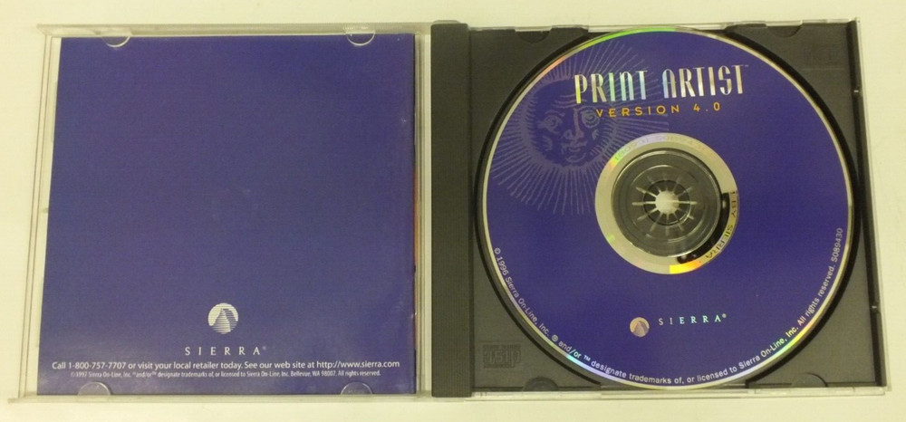 Vintage Print Artist Version 4.0 CD-Rom Software 1997